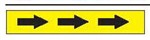 AISLE MARKING TAPE B-950 ARROWS BLK/YEL