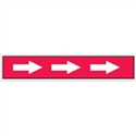 AISLE MARKING TAPE B-950 ARROWS WHT/RED