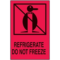 SHIP LABELS REFRIGERATE DO NOT..150X100