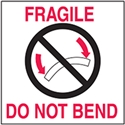 SHIP LABELS FRAGILE DO NOT BEND 100X100