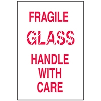 SHIP LABELS FRAGILE GLASS HAN..150X100