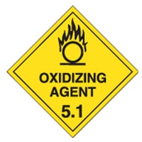 OXIDIZING AGENT 5.1 LABELS 50MM PK50