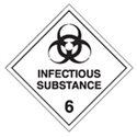 INFECTIOUS SUBSTANCE 6 LBL 100MM ROL1000