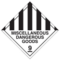 MISC DANG GOODS 9 LABELS 100MM PK25