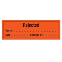 QUALITY A.LABELS REJECTED REM 30X90