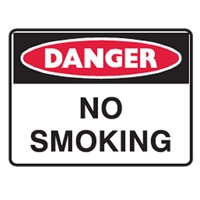 DANGER NO SMOKING LBLS PK5