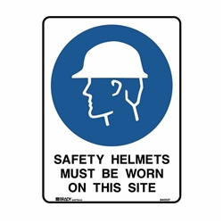 SAFETY HELMETS MUST BE WOR..300X225 POLY