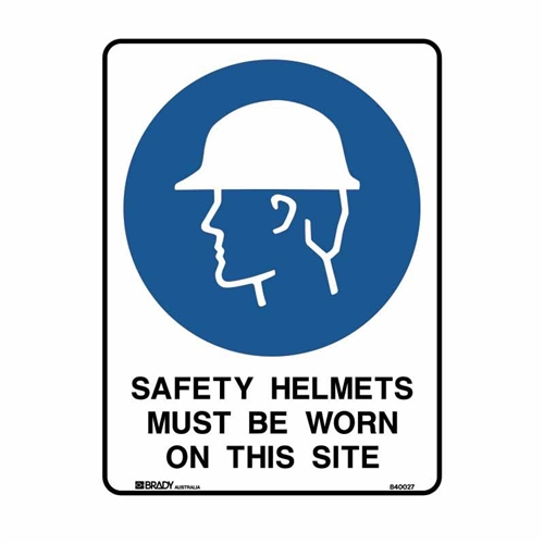 SAFETY HELMETS MUST BE WOR..300X225 POLY