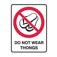 DO NOT WEAR THONGS 300X225 MTL