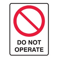 DO NOT OPERATE LBLS PK5