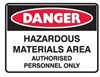 HAZARDOUS MATERIALS AREA AUTH..LBLS PK5