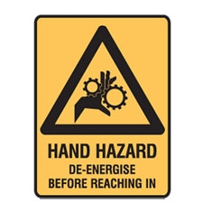 HAND HAZARD DE-ENERGISE.. 600X450 MTL