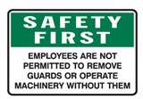 EMPLOYEES ARE NOT PERMIT.. 450X300 POLY