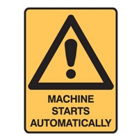 MACHINE STARTS AUTOMATICALLY LBLS PK5