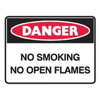 NO SMOKING NO OPEN FLAMES LBLS PK5