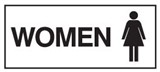 DOOR SIGN WOMEN 300X125 POLY