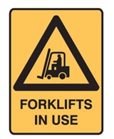 FORKLIFTS IN USE 300X225 POLY