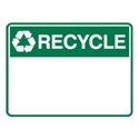 BLANK SIGN PANEL RECYCLE 450X300 POLY
