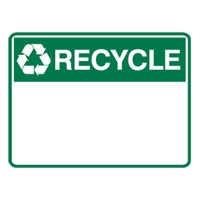 BLANK SIGN PANEL RECYCLE 450X300 POLY