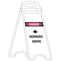 DELUXE FLOOR STAND DANGER WOKERS ABOVE