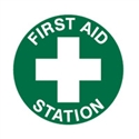 FLOOR SIGN FIRST AID STATION