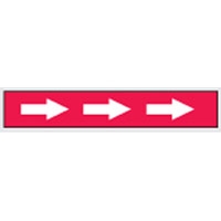 AISLE MARKING TAPE B-950 RED/WHT 75MM