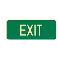 LUM FLOOR SIGN EXIT SS