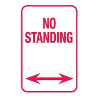NO STANDING DBL ARR 300X450 C2 REF A