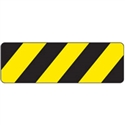 HAZ STRIPE ANTI-SLIP TREADS BLK/YEL PK24