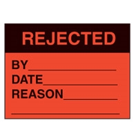JUMBO PAPER WRITE ON LABELS REJECTED