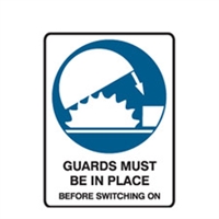GUARDS MUST BE IN PLACE.. 300X225 MTL
