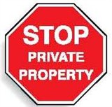MULTI-WORD STOP SIGN STOP PRIVIATE PRO..