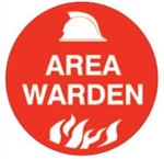 AREA WARDEN HARD HAT SPECIALTY EMBLEM