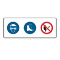 MULTI COND SIGN SAFETY SYMS 450X180 MTL