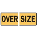 VEH & TRUCK SPLIT SIGN OVERSIZE REF M