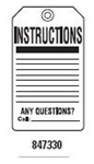 EQUIP SERV TAGS INSTRUCTIONS PK5