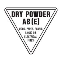 FIRE MARKER DRY POWDER AB (E).. TRI POLY