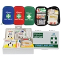 VEHICLE & LOW RISK FIRST AID KIT WITH SOFT CASE - RED