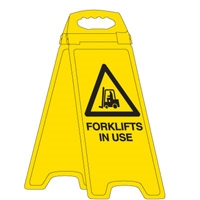 DELUXE FLOOR STAND FORKLIFTS IN USE