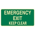 EXIT&EVAC SIGN EMERGENCY EXIT..MTL