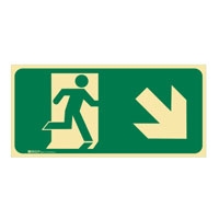 EXIT&EVAC SIGN MAN/RR ARR/DR LUM SS