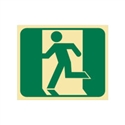 EXIT&EVAC SIGN MAN R/L LUM SS