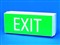 ECONOMY SGL SIDED EXIT RUNNING MAN SIGN