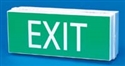 ECONOMY DBL SIDED EXIT RUNNING MAN SIGN