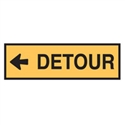 TEMP TRAFFIC SIGN DETOUR ARR/L