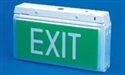 QUICKFIT DBL SIDED EXIT RUNNING MAN SIGN