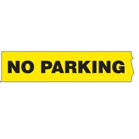 PRINTED BARRICADE TAPE NO PARKING