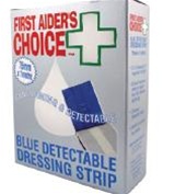 FAC BLUE DETECT DRESSING STRIP 7.5CMX1M