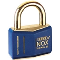 BRASS PADLOCK KEYED DIFF 40MM BLU