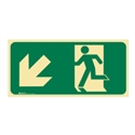 EXIT&EVAC SIGN ARR/DL MAN/RL LUM MTL